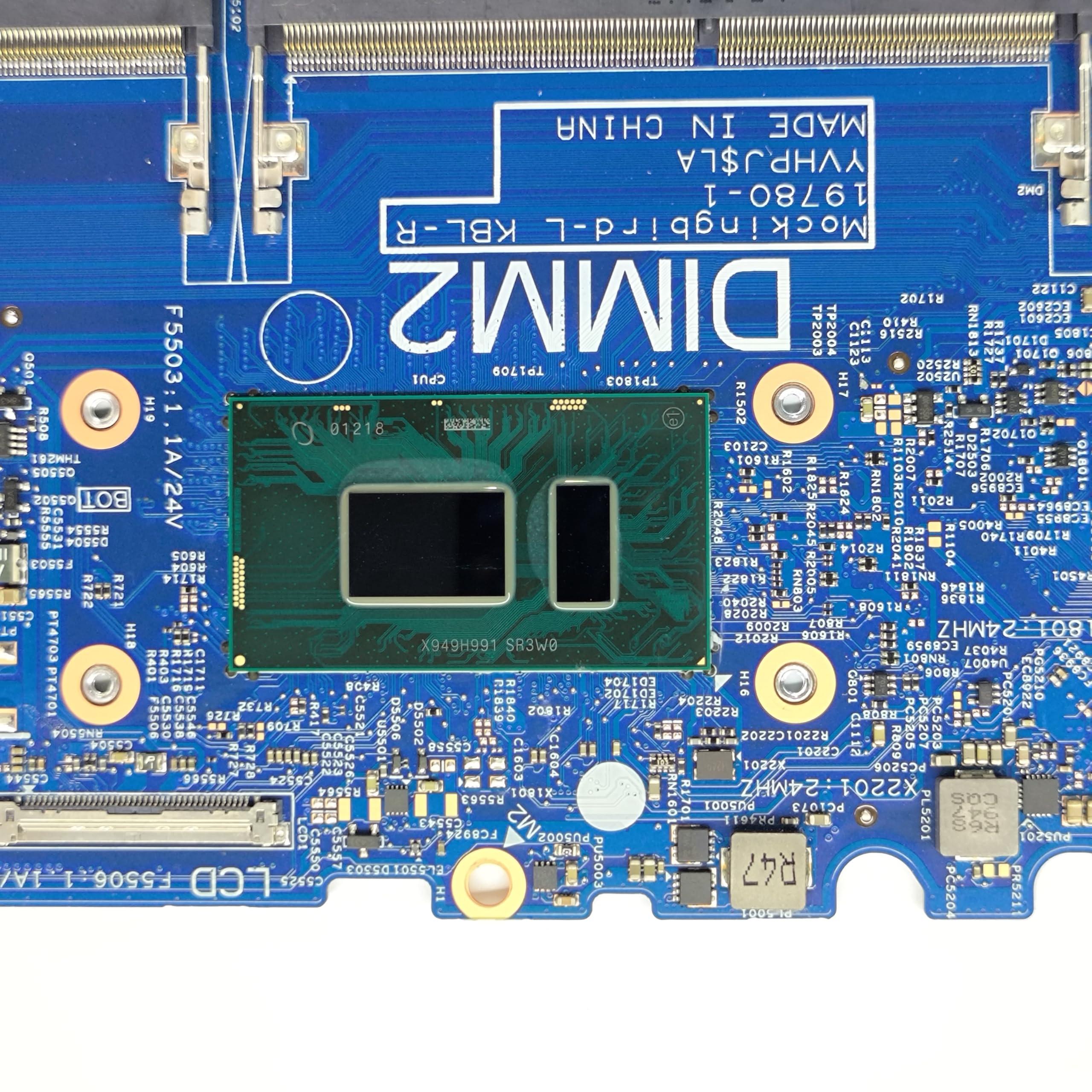 WGY Replacement Laptop Motherboard Mockingbird-l KBL-R 19780-1 for Dell Latitude 3410 System Board i3-8130U Processor 0NHX1J NHX1J