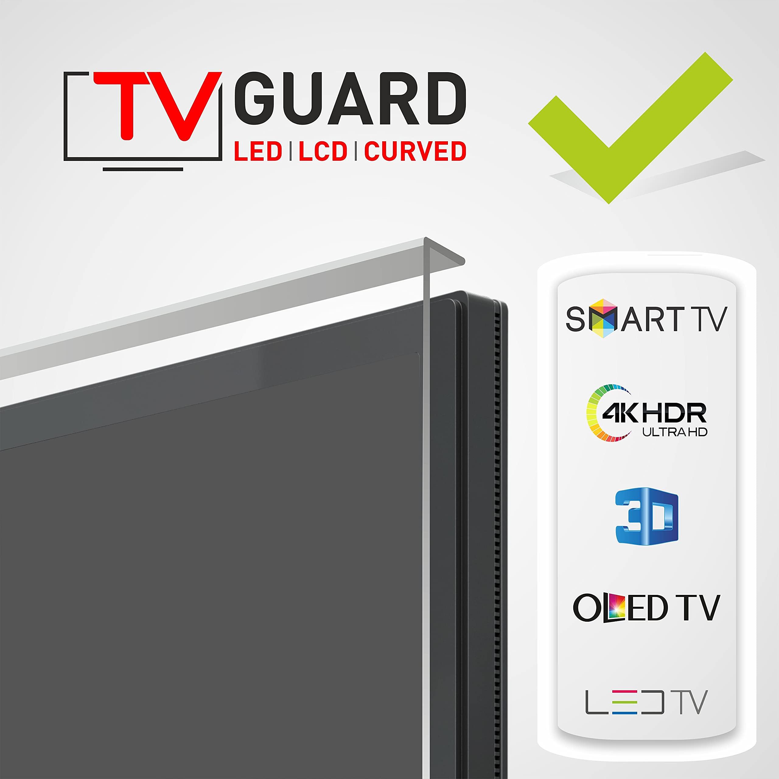 Tv Guard Tv Guard TV Screen protector. Customizable dimensions for all brands. (100 inch) Transparent
