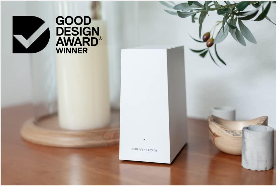 Gryphon Gryphon AX Ultra-Fast Mesh WiFi 6 Parental Control Router 2-Pack Advanced Content Filters and Next-Gen Firewall - 4.3 Gbps Across 3,000 sq. ft. per Router for Multi-Device Households