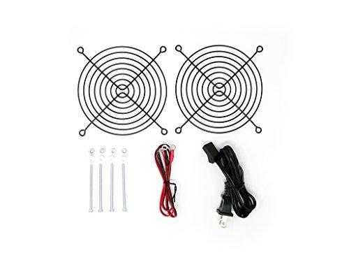 Bgears Bgears b-Blaster-AC 120x38mm AC 100-125V High Speed Extreme Airflow Cast Aluminum 2 Ball Bearing Fan