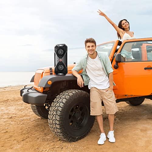 Altec Lansing Altec Lansing Mix 2.0 - Waterproof Bluetooth Speaker with Strong Bass, Portable Speaker for Travel & Outdoor Use, 100 Foot Range & 20 Hour Playtime