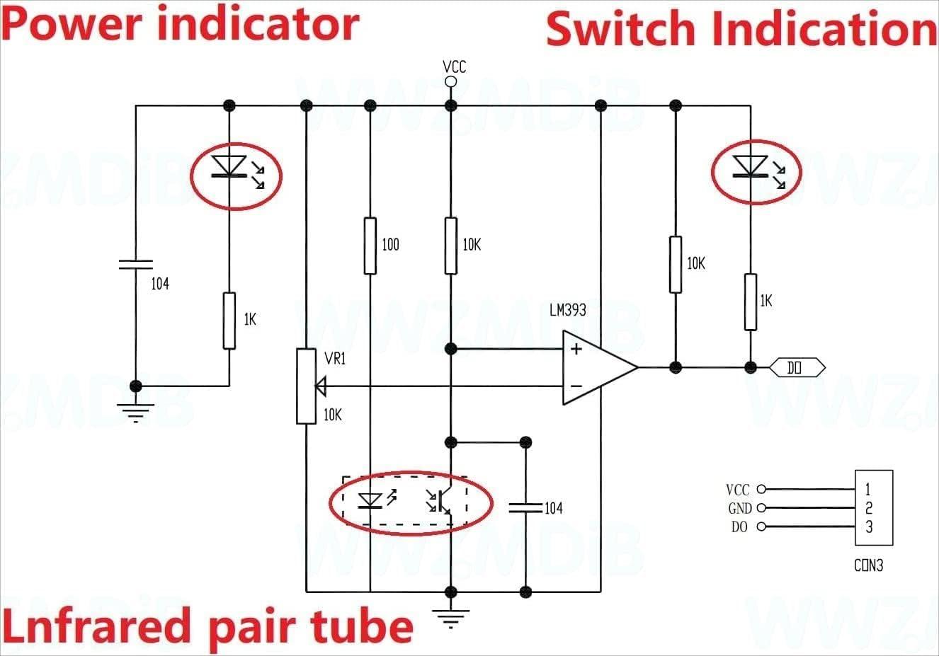 WWZMDiB WWZMDiB 15Pcs IR Infrared Sensor 3-Wire Reflective Photoelectric Module for Arduino