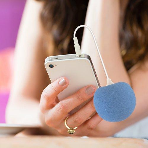 QUIKCELL Quikcell Portable Speaker for Apple & Android - Retail Packaging - Blue