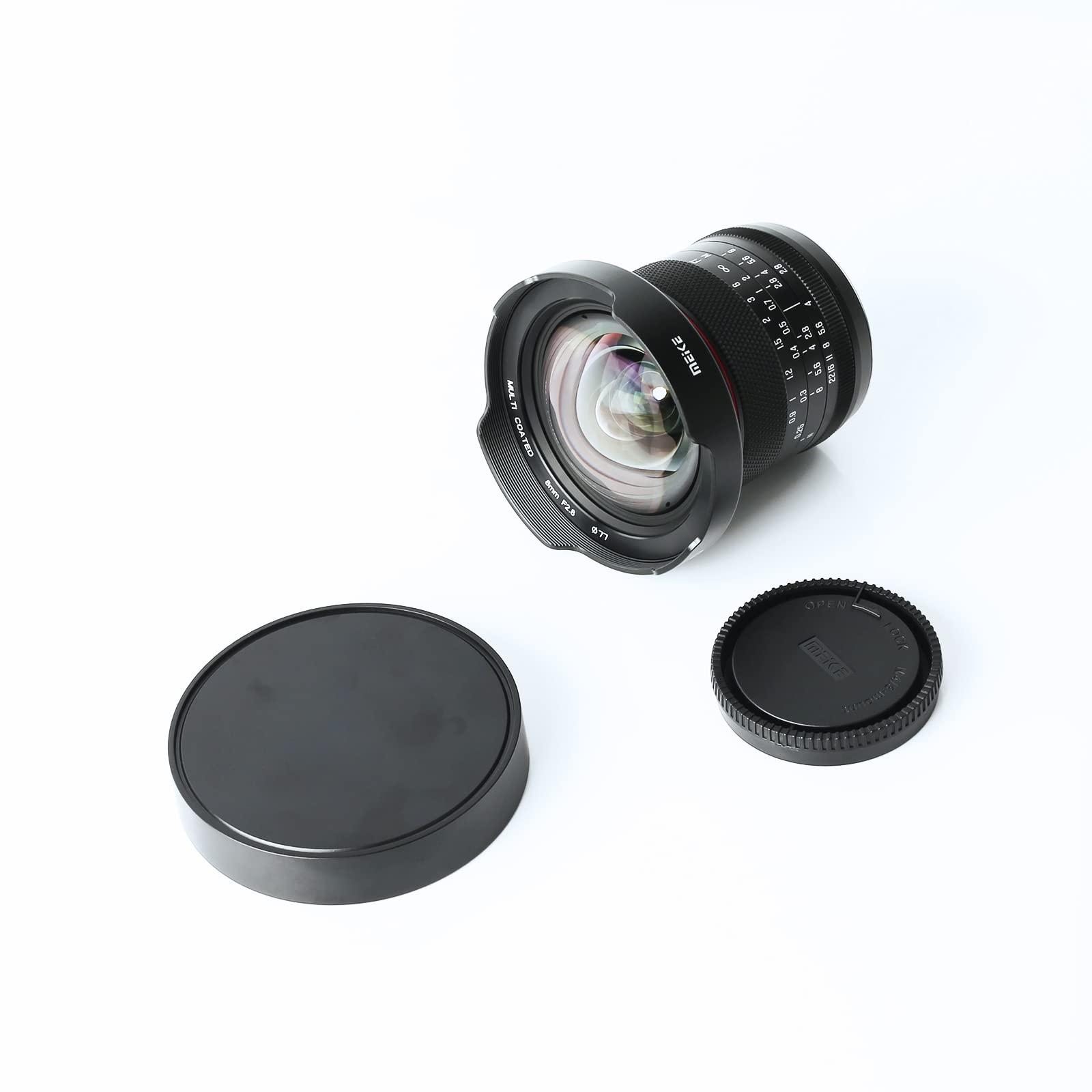 Meike Meike MK-8mm f2.8 Ultra Wide Circular Prime Manual Focus Fisheye Lens for Olympus Panasonic Lumix MFT Micro 4/3 Mount Mirrorless