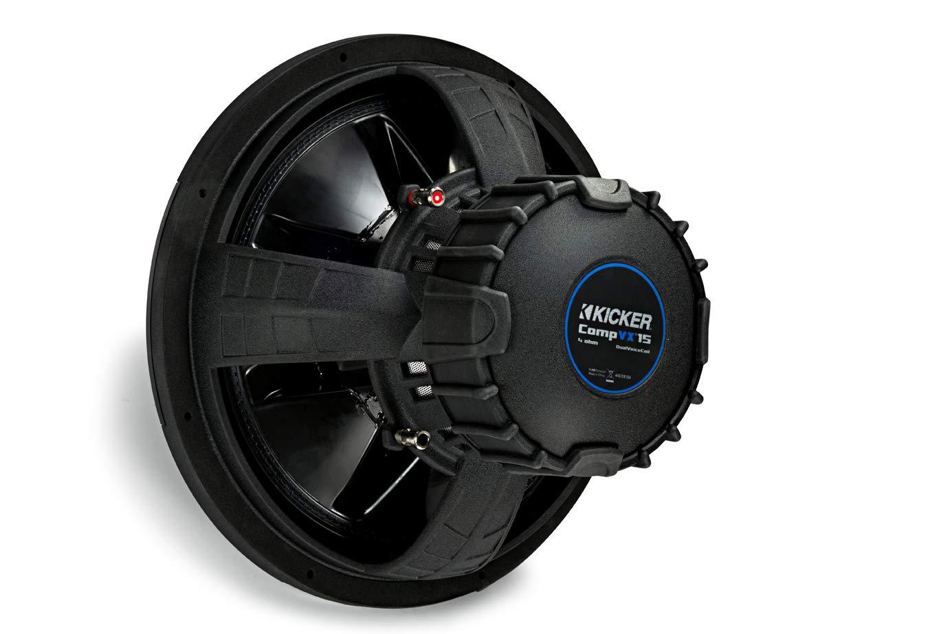 KICKER Kicker CVX152 COMPVX 15\" Subwoofer Dual Voice Coil 2-Ohm 1000W