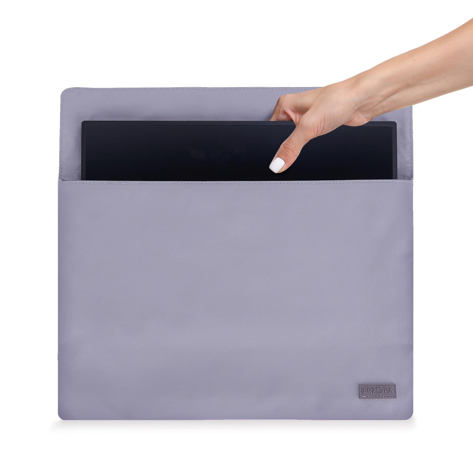 ARZOPA ARZOPA Portable Monitor & Sleeve, 15.6\'\' 1080P FHD Laptop Monitor & Portable Monitor PU Sleeve Bag Combination