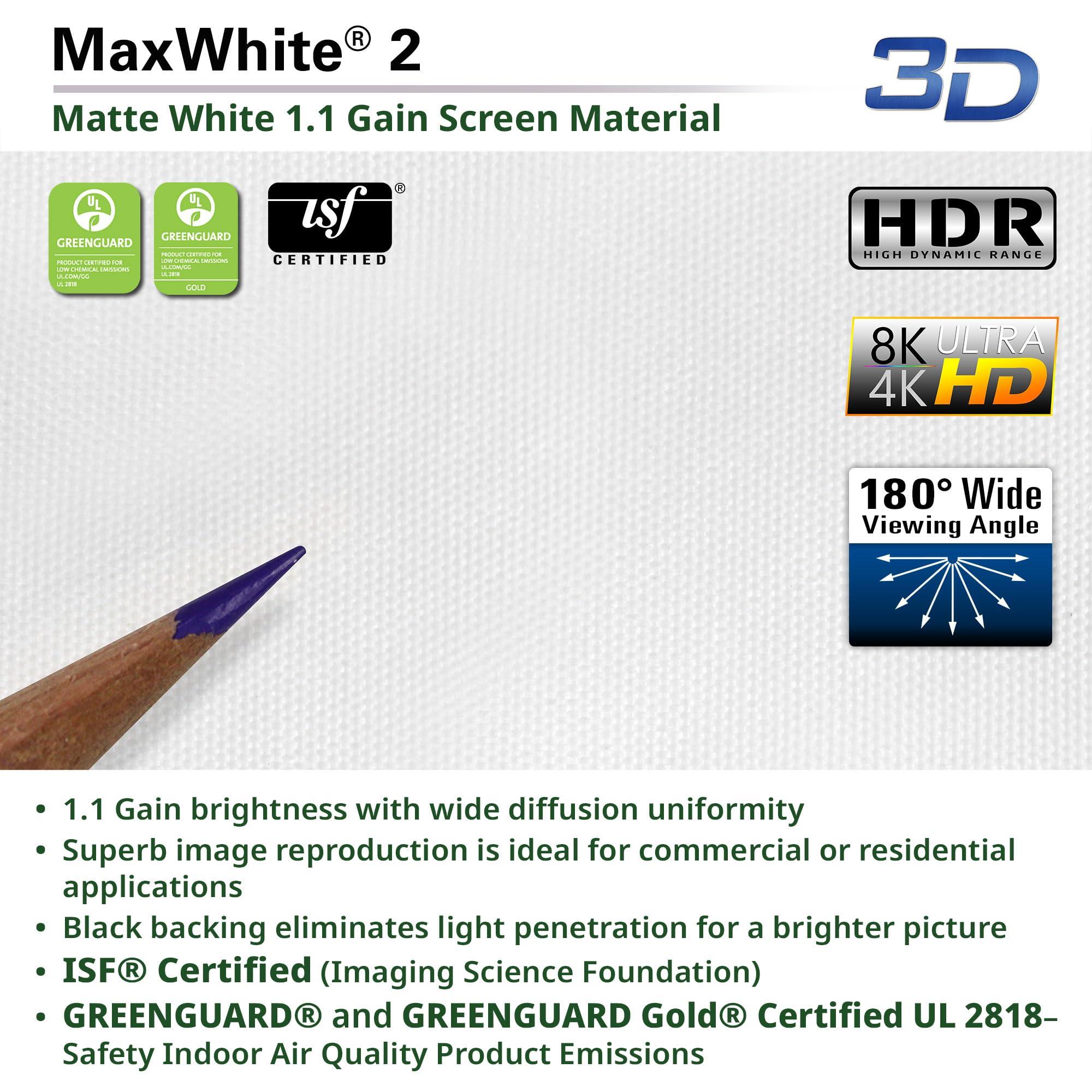 Elite Screens Elite Screens Tripod Series, 120-inch Adjustable Multi Aspect Ratio 16:9 Portable Indoor Outdoor Projector Screen, 8K / 4K Ultra HD 3D Ready, US Based Company 2-YEAR WARRANTY, T120UWV1 - Black