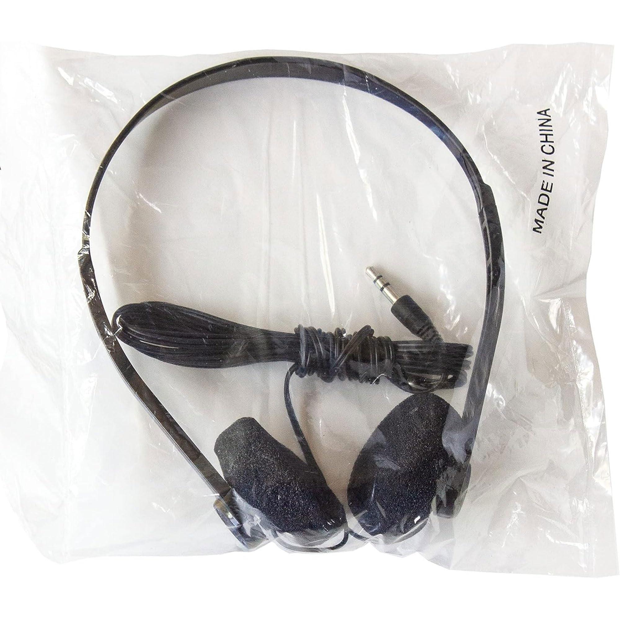 Soundnetic Soundnetic SN-06 Bulk Disposable Stereo Limited Use Headphones (50 Pack)