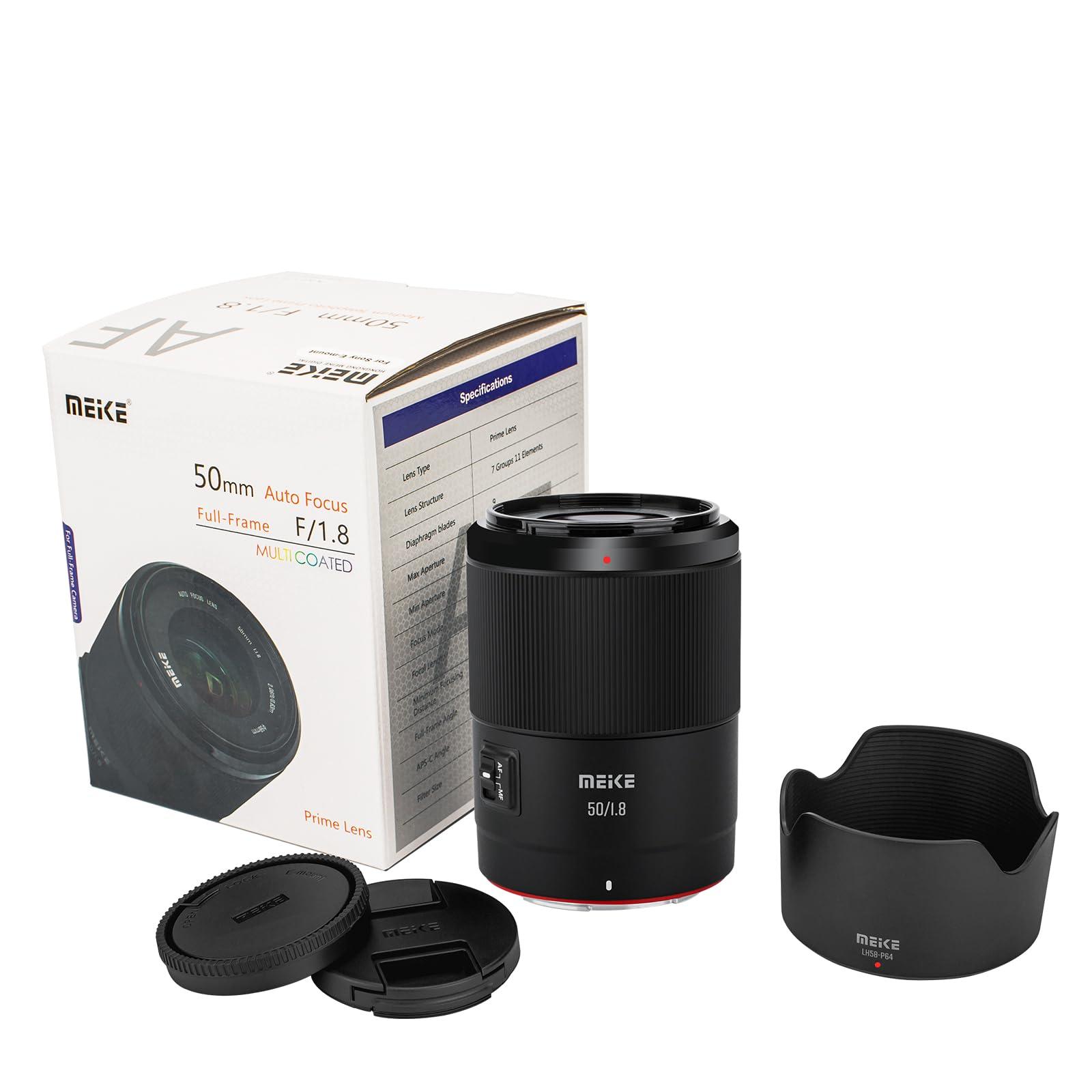 Meike Meike 50mm F1.8 Full Frame STM Auto Focus Prime Lens for Nikon Z Mount Mirrorless Cameras: Z30, Z50, Z5, Z6, Z7, Z6II, Z7II, Z9, Zfc