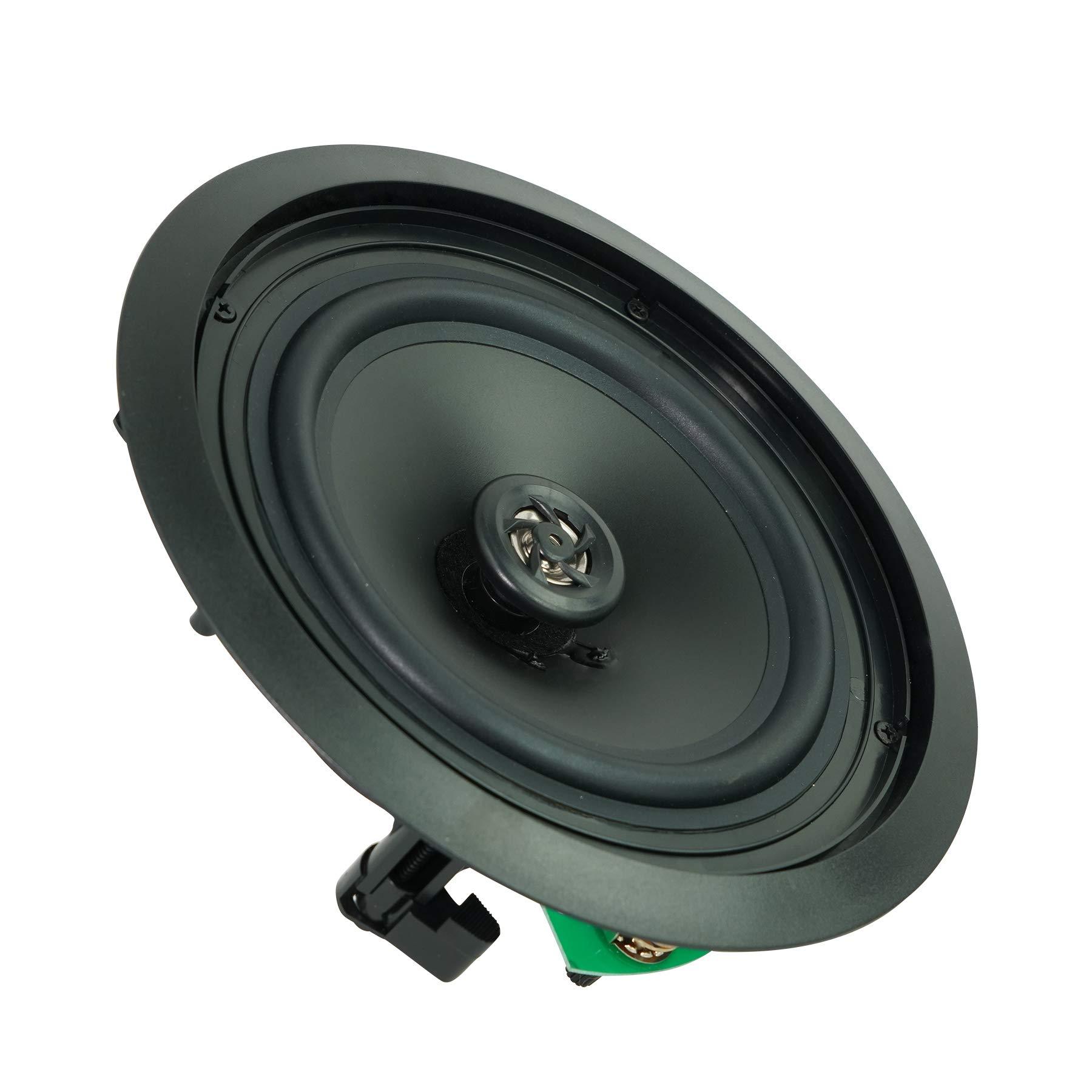 Rockville Rockville 6 Zone Commercial Amplifier+(4) 8" Ceiling Speakers for Restaurant/Bar