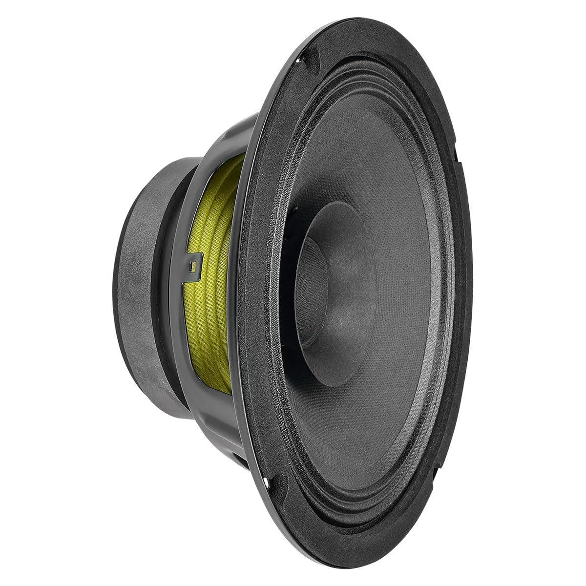 PRV AUDIO PRV AUDIO 8FR250 8 Inch Full Range Speaker, 8 Ohms, 250 Watts Continuous Program Power, 125 Watts RMS Power, 93.5 dB, Full-Range Driver Loudspeaker for Pro Audio Systems (Single)