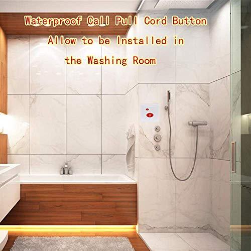 Daytech Daytech Strobe Siren Panic Alarm Button Siren Alarm with Light for Home Caring Loud Outdoor SOS Alert System 2 Red Flashing Siren and 4 Emergency Button for Store Hotel Jewelry Shop Security