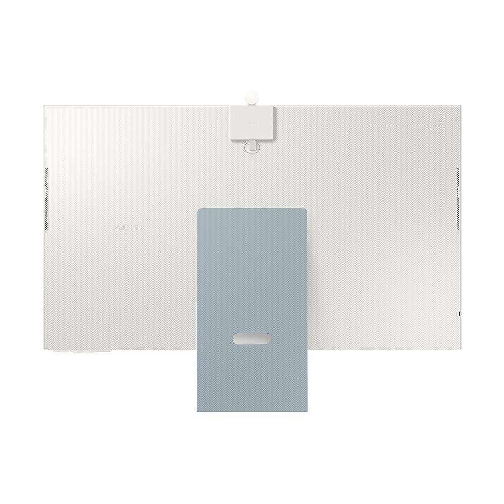 SAMSUNG Samsung M8 Series 32-Inch 4K UHD Smart Monitor & Streaming TV with Slim-fit Webcam for PC-less Experience, Netflix, HBO, Prime VOD, & more, Apple Airplay, WiFI, BT, Built-in Speakers, 2022, Blue