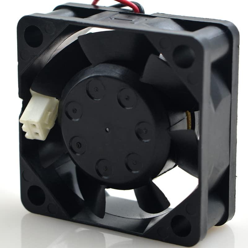 wenzhan 1606KL-04W-B50 DC12V 0.11A 4015 4cm 2-Wire Dual Ball Cooling Fan