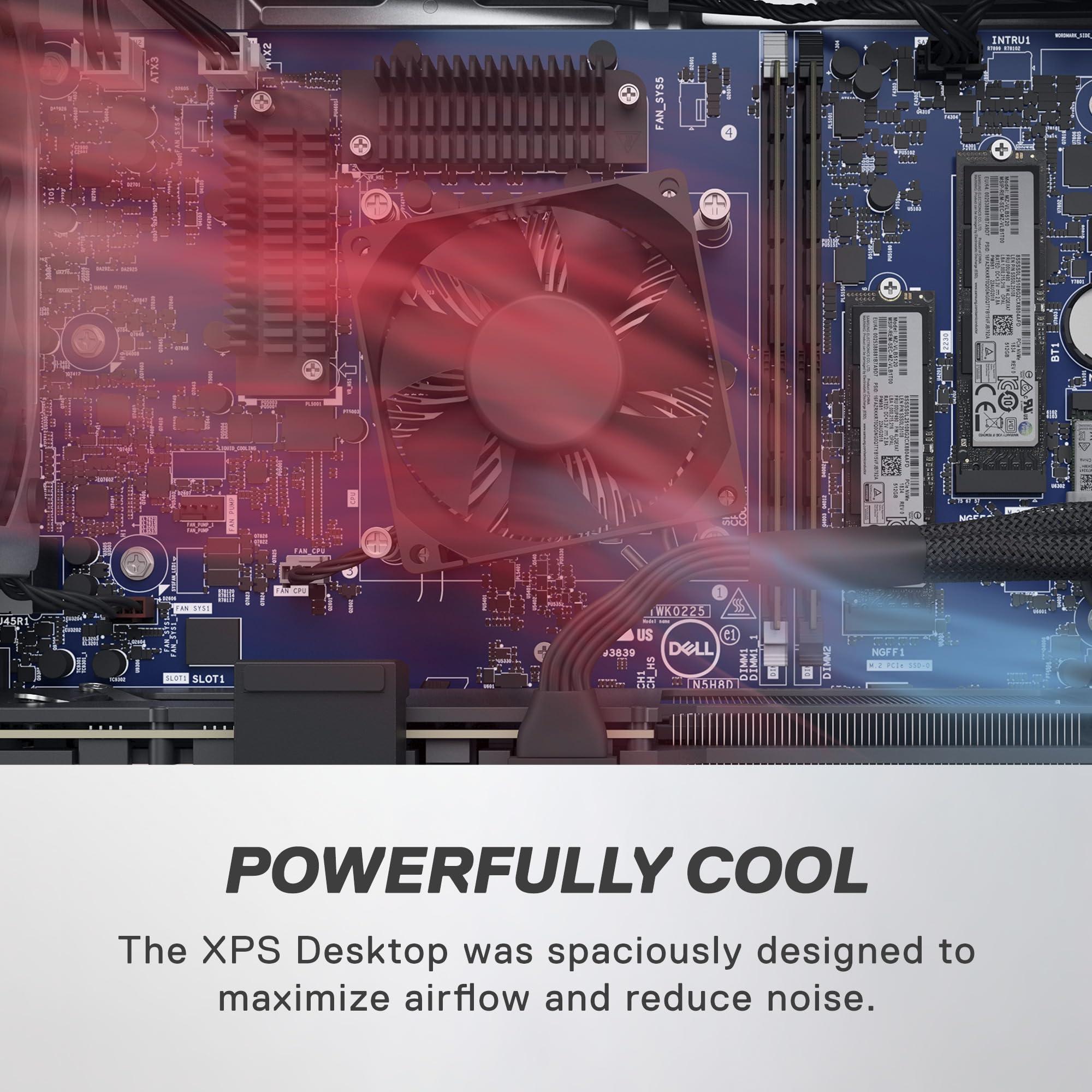 Dell Dell XPS 8960 Desktop - Intel Core i7-13700 Processor, 16GB DDR5 RAM, 1TB SSD, Intel UHD 770 Graphics, Intel Killer Wi-Fi 6E, Windows 11 Pro, Onsite Service - Black