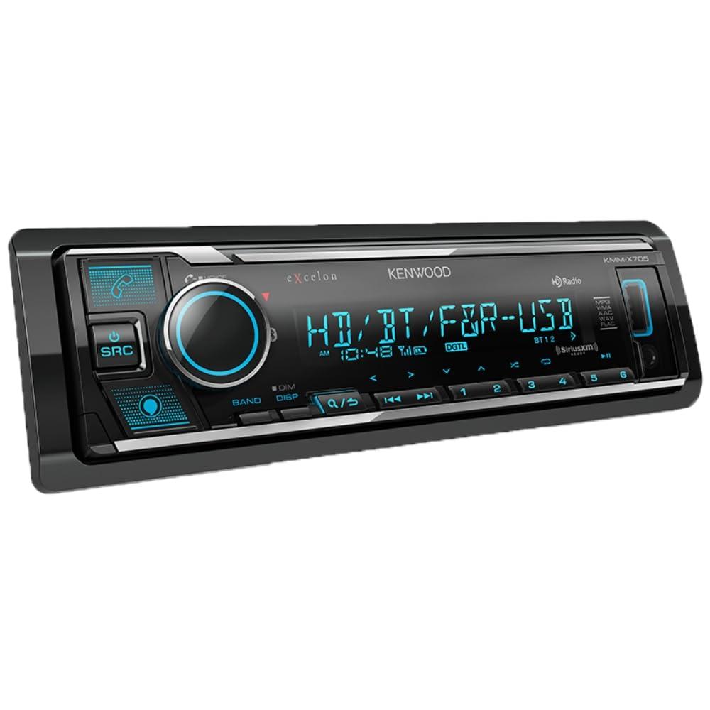 Kenwood Kenwood KMM-X705 Single DIN Digital Media Receiver w/Bluetooth & HD Radio (Renewed)
