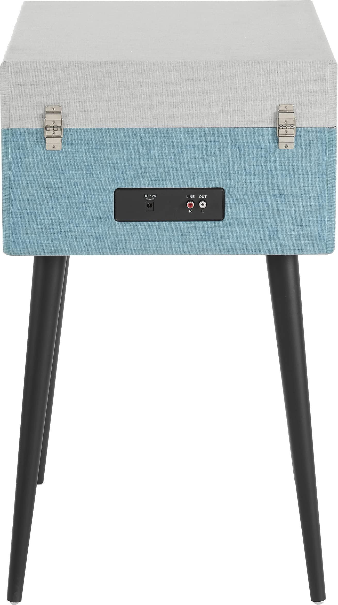 Crosley Crosley CR6233F-TN Dansette Bermuda Bluetooth in/Out Portable Vinyl Record Player Turntable with Aux-in, Tourmaline