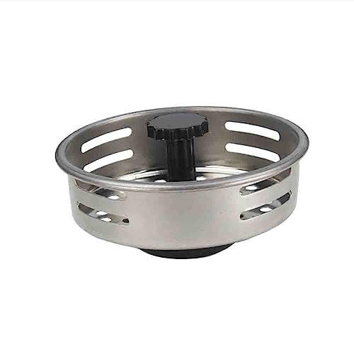 Home Basics Home Basics KT41152 Stainless Steel Sink Strainer, One Size, Chrome