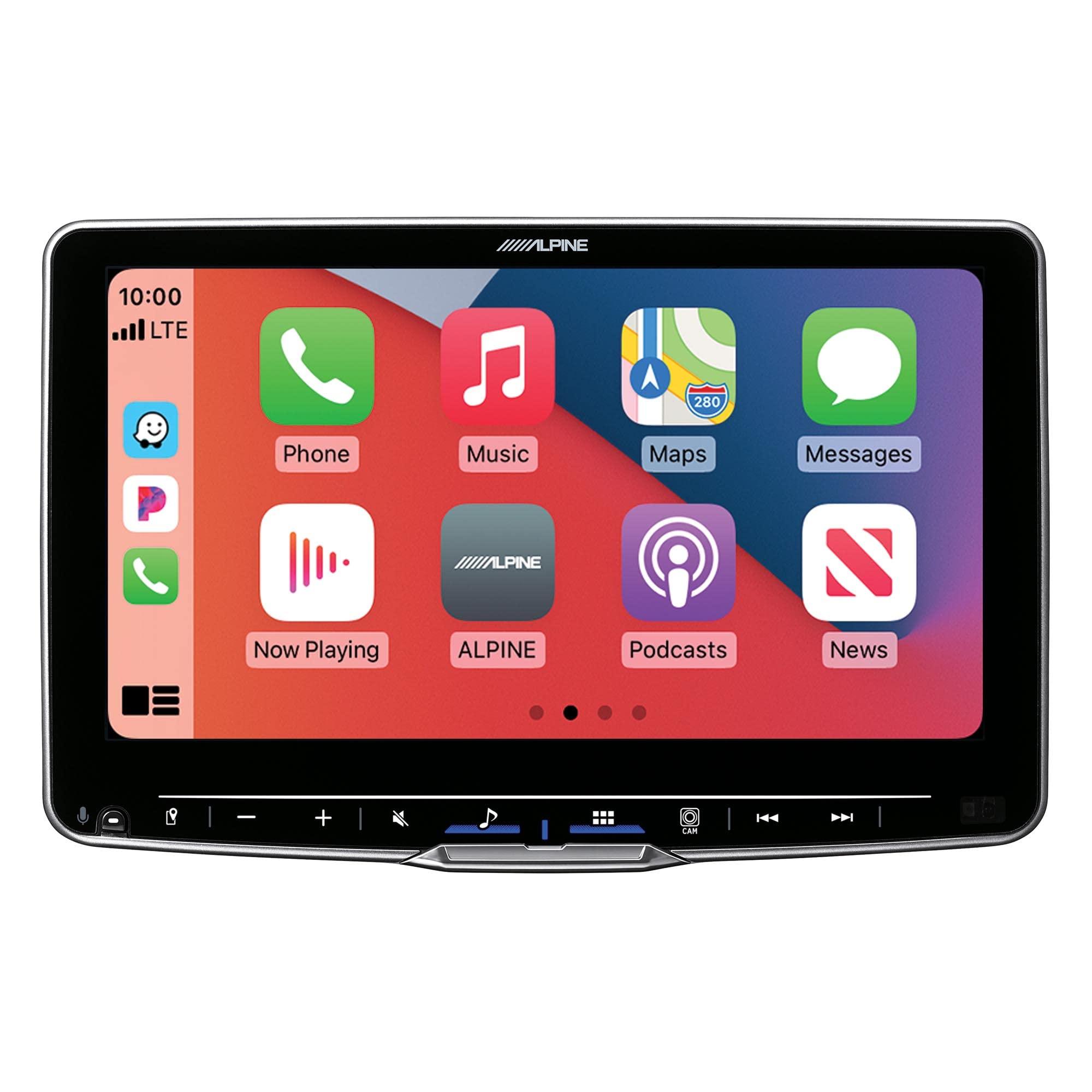 Alpine Alpine ILX-F509 Halo9 9" Multimedia Touchscreen Receiver w/ 2 Pairs Alpine SXE-1751S 6.5" Component Set & Power Pack