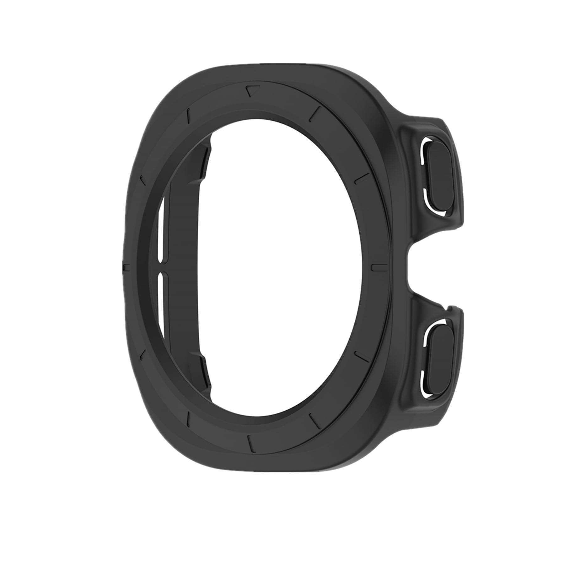 Muovrto Muovrto Protective Cover for Samsung Watch 7 Ultra,Anti Drop Full Cover TPU Protective Case (Black)