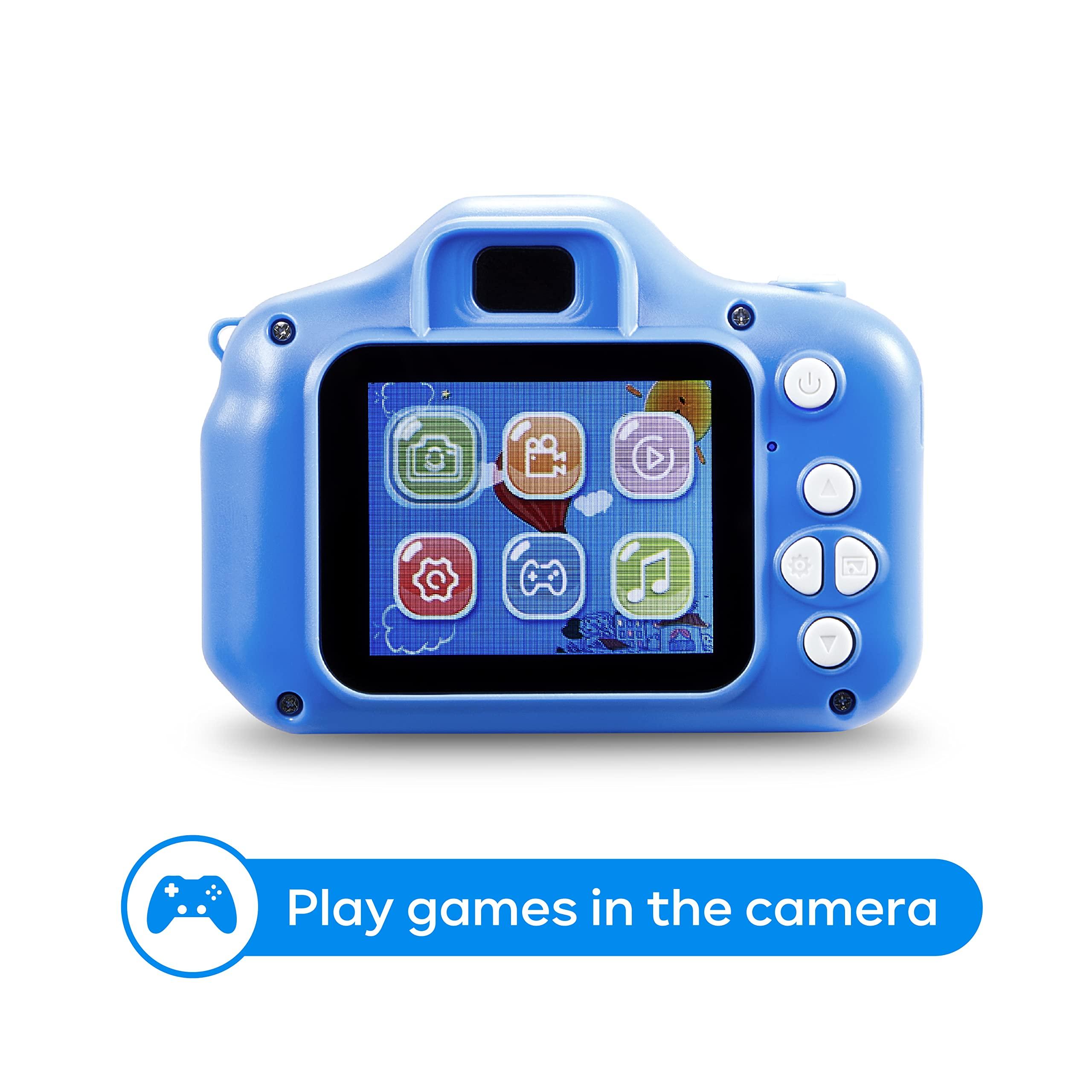 Vivitar Sakar Vivitar Kidzcam Camera - Christmas, Birthday Gifts for Boys and Girls, 12 MP HD Camera and Digital Video Recording, Kids Digital Camera Toys for Kids 5 and Up, Blue
