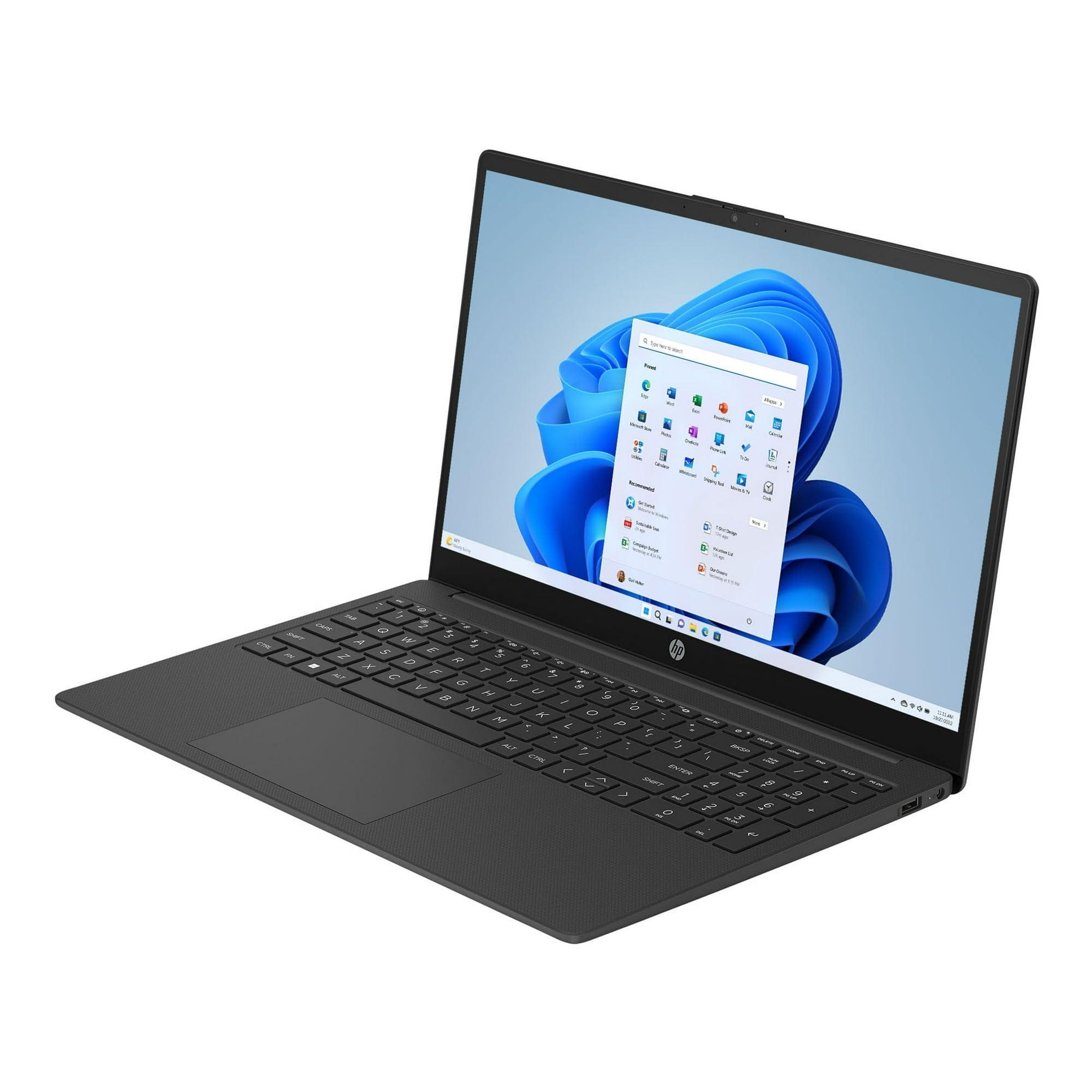 HP HP 15.6" HD Display Laptop | Intel Processor N200 | Intel UHD Graphics | Microsoft 365 Included | Black| 4GB RAM | 128GB SSD | Windows 11 S | Bundle with Wireless Mouse