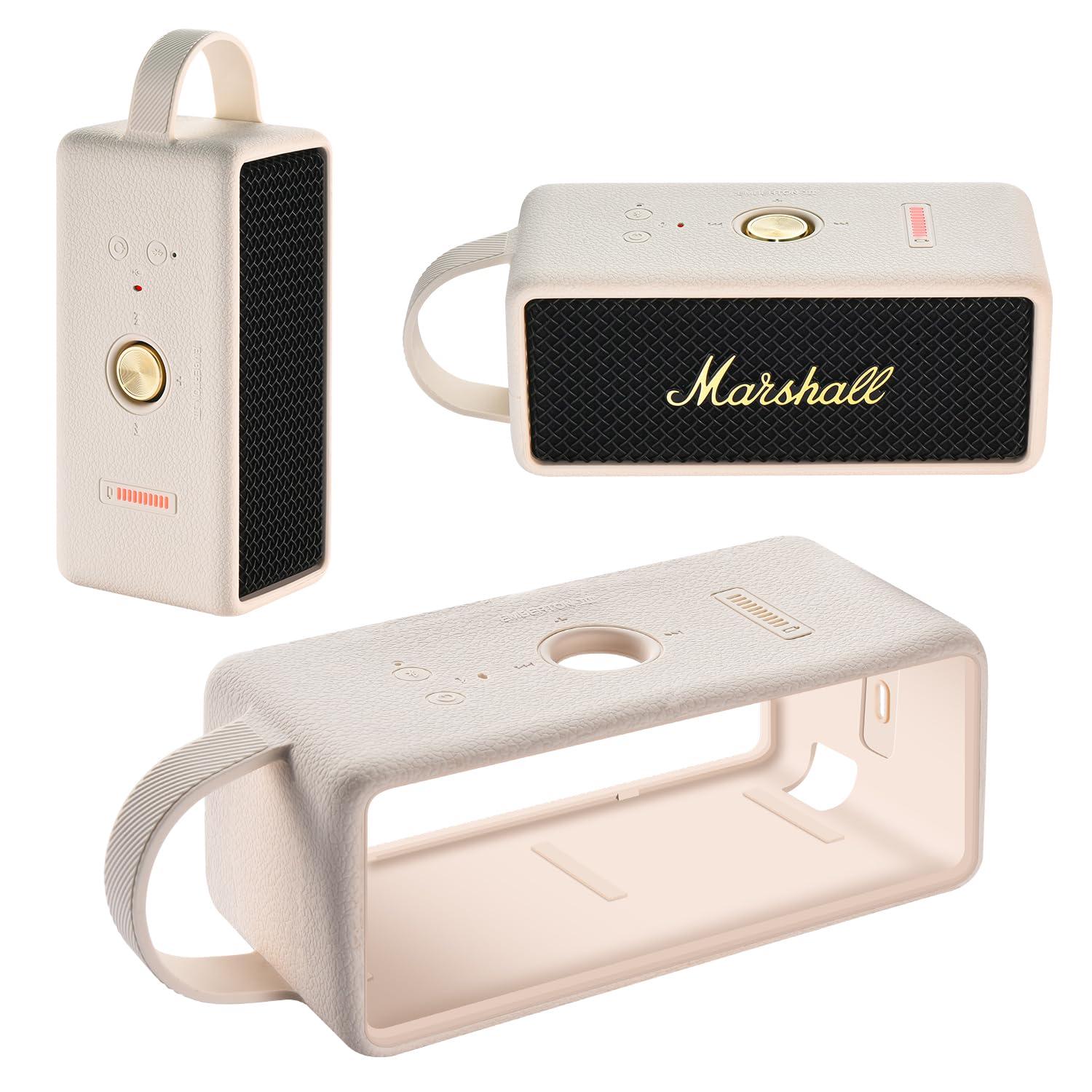 Honlyn Honlyn Silicone Cover Case for Marshall Emberton III Bluetooth Speaker, for Marshall Emberton iii Protective Skin Cover Travel Carrying Case Replacement Speaker Cover