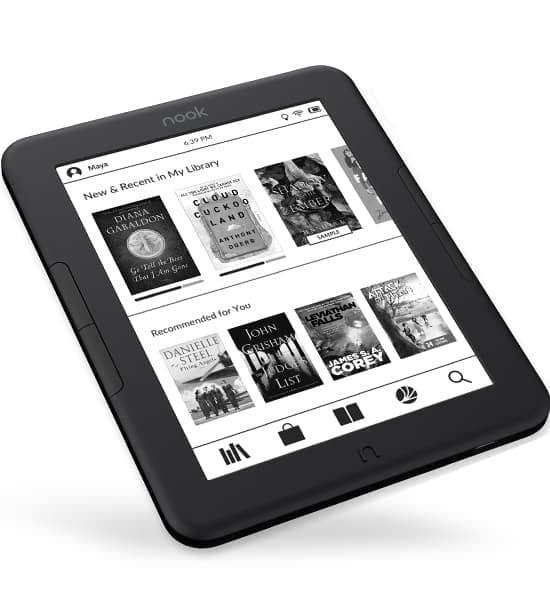 Barnes & Noble Barnes & Noble Barnes and Noble Nook Glowlight 4 eReader 6 32GB BNRV1100 Black (Renewed)