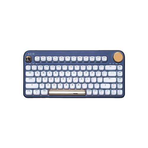 Azio Azio IZO Wireless BT5/USB PC & Mac Mechanical Keyboard, Blue Iris
