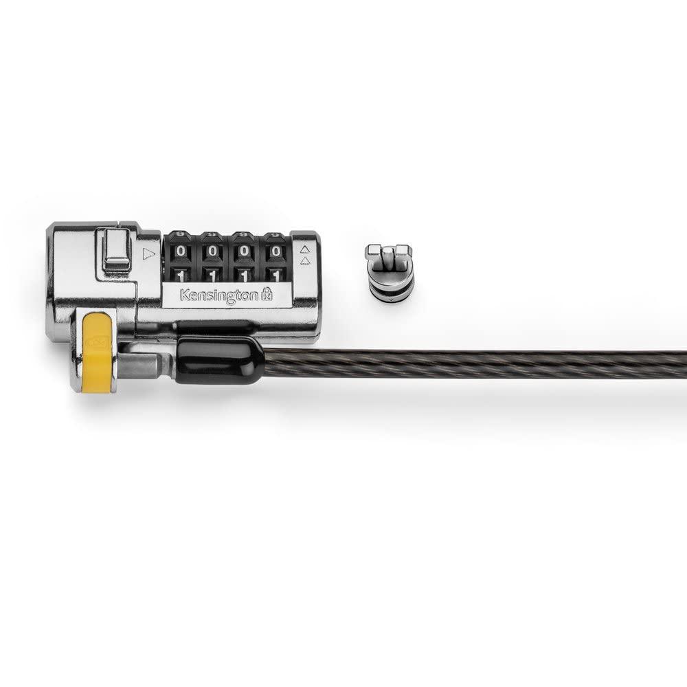 Kensington Kensington ClickSafe Combination Laptop Locking Cable for Nano Security Slot (K68103WW), Black/Silver