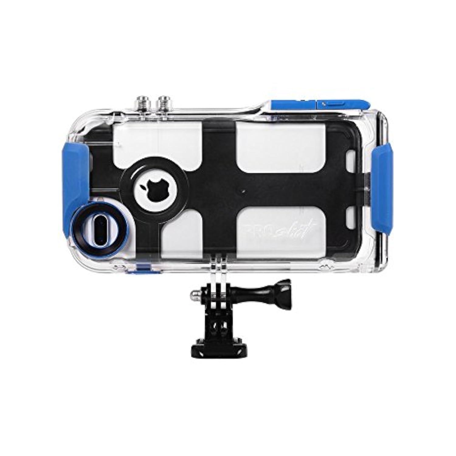 Pro Shot ProShot Touch - Waterproof Case Compatible with iPhone 8 Plus,7 Plus, and 6 Plus,. Floating Hand Grip Mount Included. Underwater Camera App Included for Snorkeling and Diving Photography.