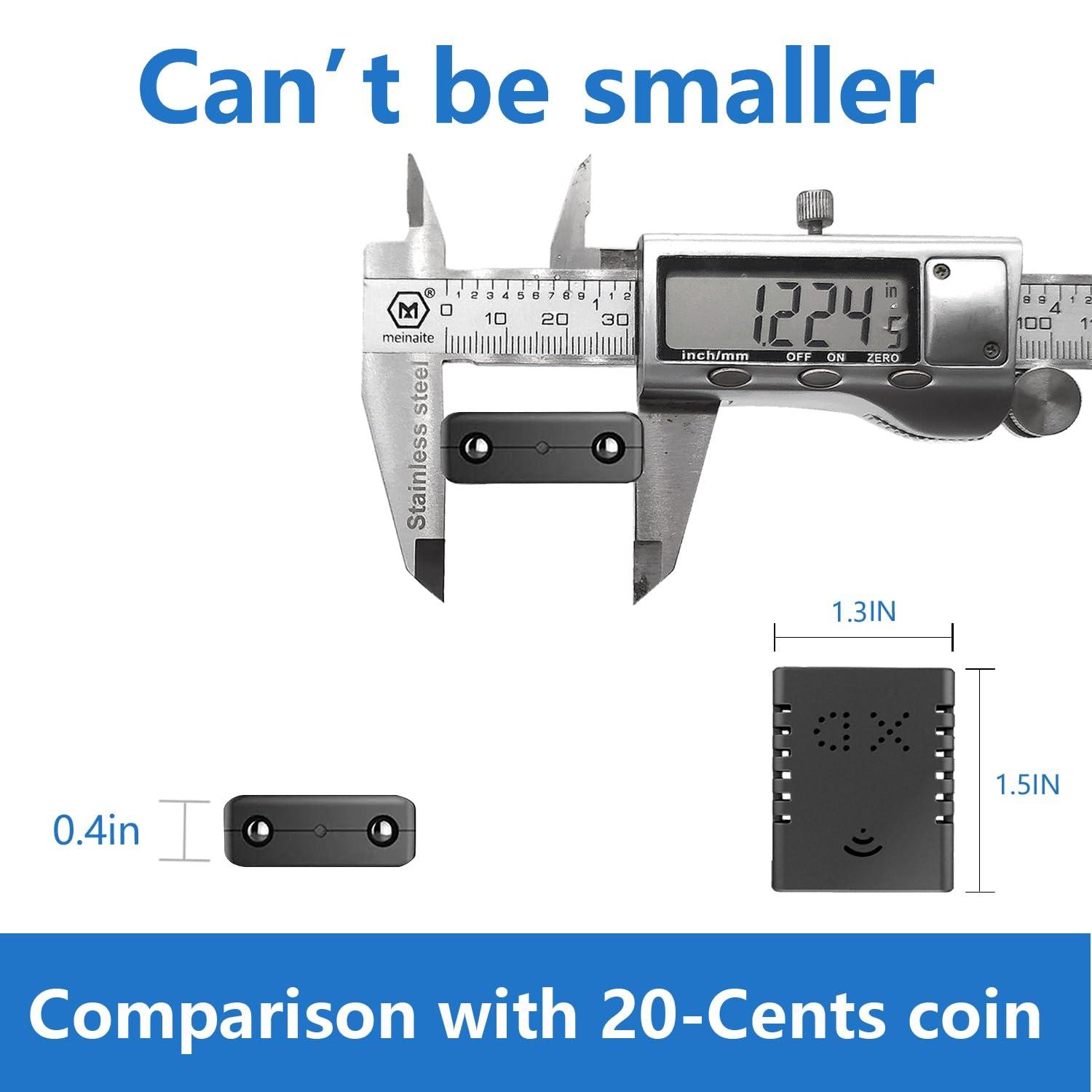 Rettru Smallest Wireless Wifi Camera, Hidden Camera Detector,HD1080P Mini Spy Camera,Small Camera,Baby Monitor,Nanny Cam,With Night Vision,Motion Detection, Cloud Storage, Remote Viewing for iOS Android APP