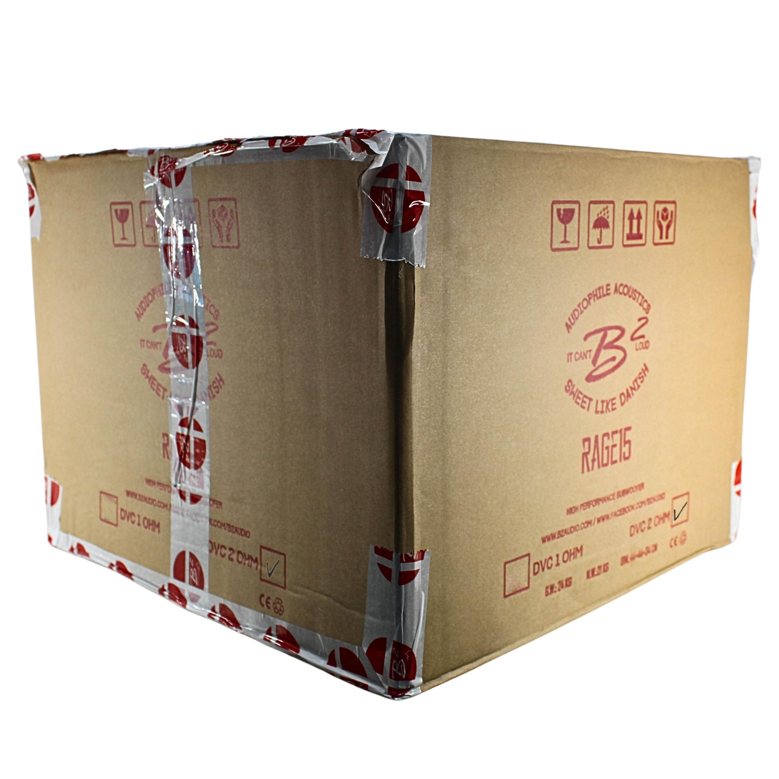 B2 Audio B2 Audio Rage Series v3 15\" 2000 Watt RMS Dual 2-Ohm 3\" Voice Coil Subwoofer