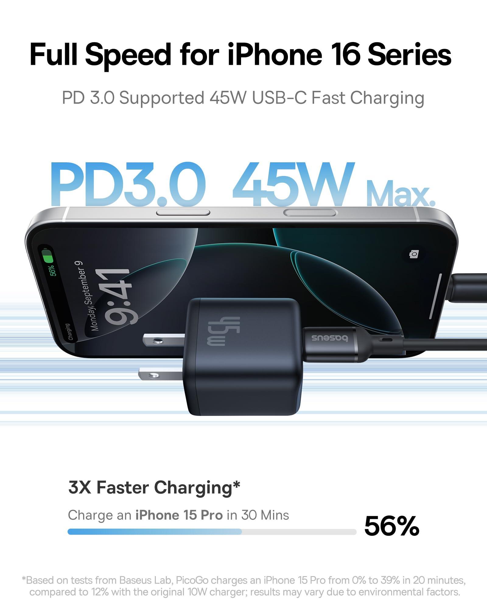 Baseus Baseus USB C Cable & 45W Charger