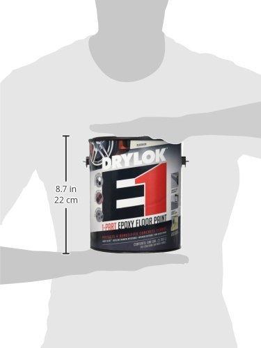 UGL UNITED GILSONITE LAB 23813 Drylok E-1 Gallon Platinum 1 Part Epoxy Semi-Gloss Floor Paint