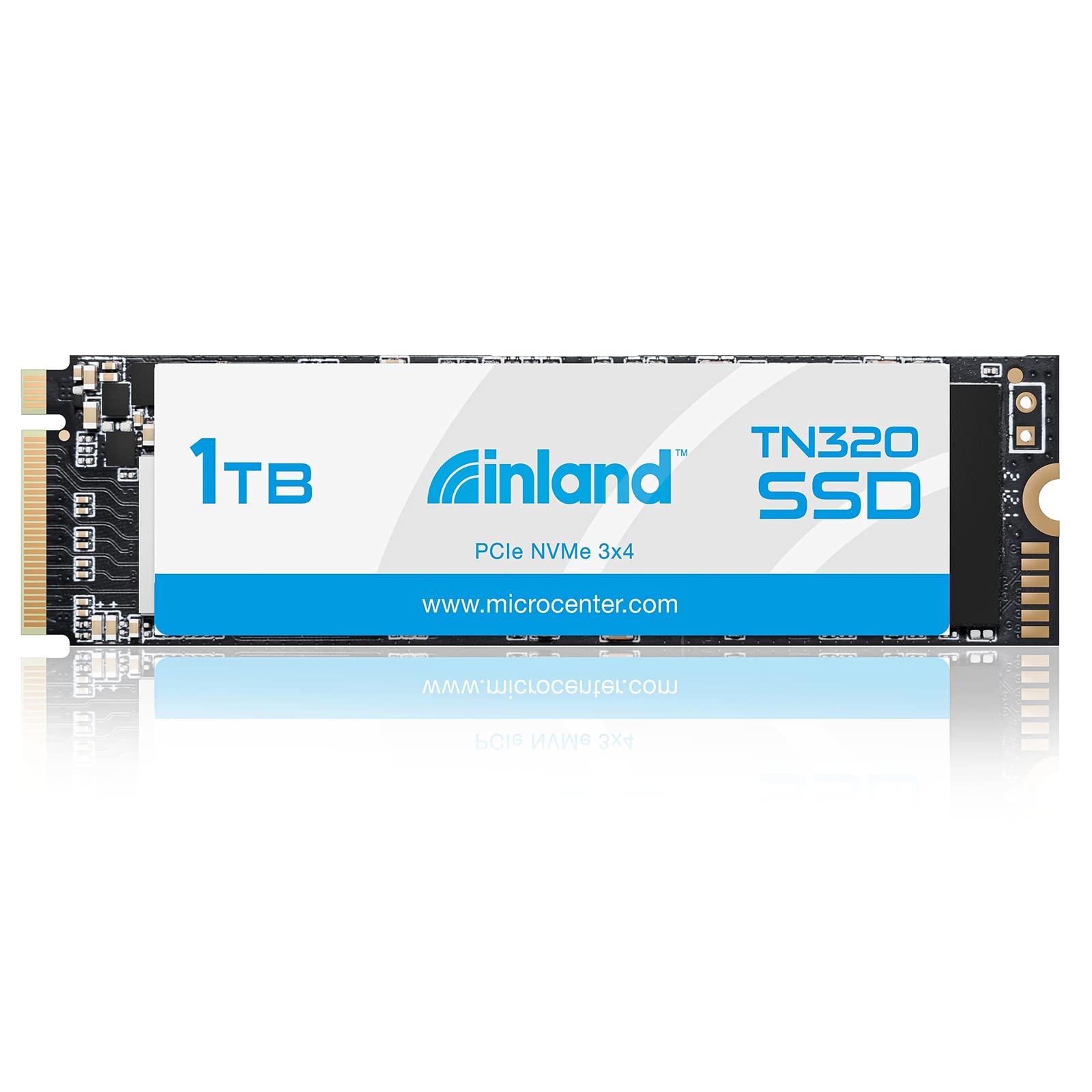 INLAND INLAND TN320 1TB NVMe M.2 PCIe Gen3x4 2280 Internal Solid State Drive SSD - Up to 2000 MB/s, 3D NAND, Storage and Memory for Laptop & PC Desktop