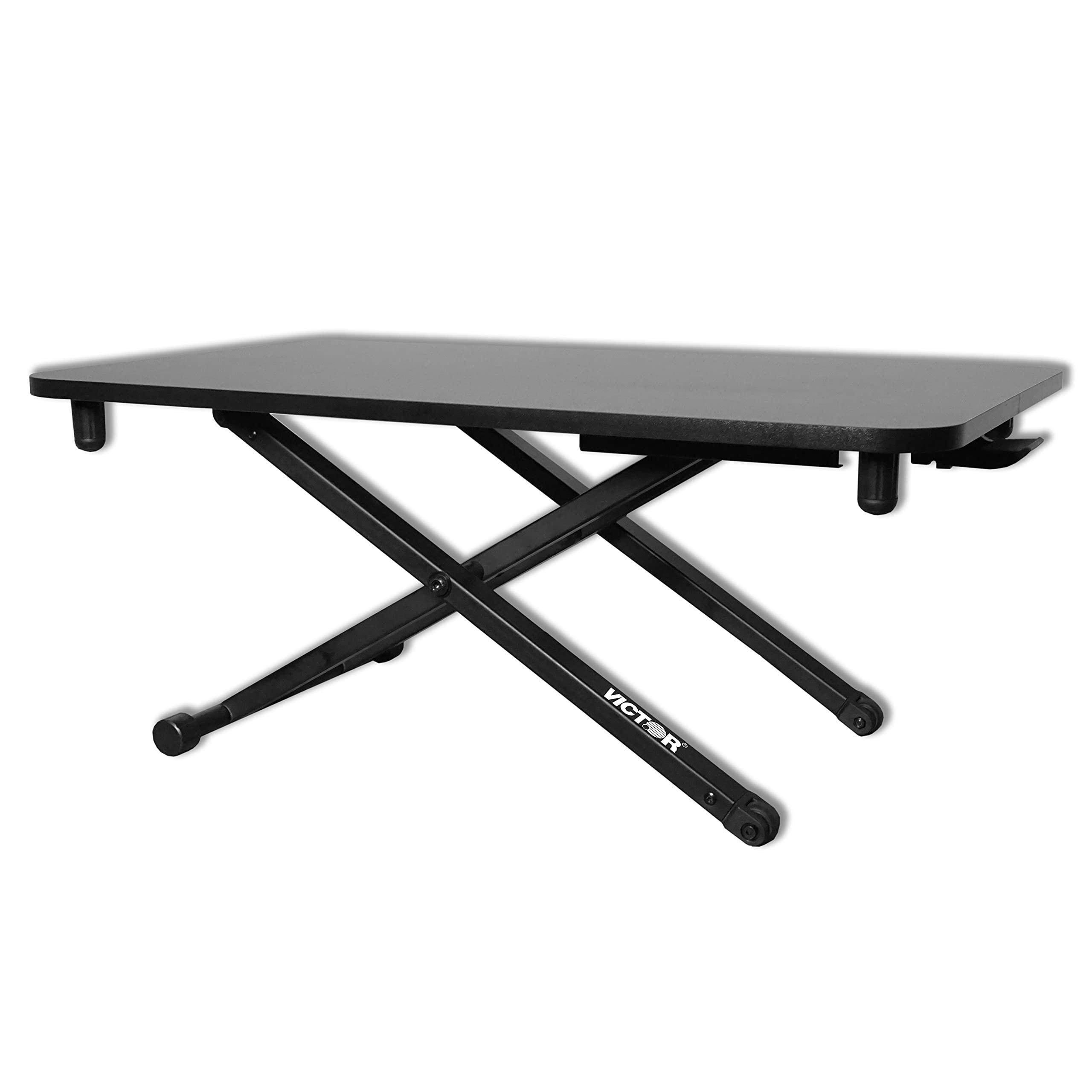 Victor Victor DCX129 High Rise Collection Adjustable Standing Desk for Laptops 29x18.5 Black