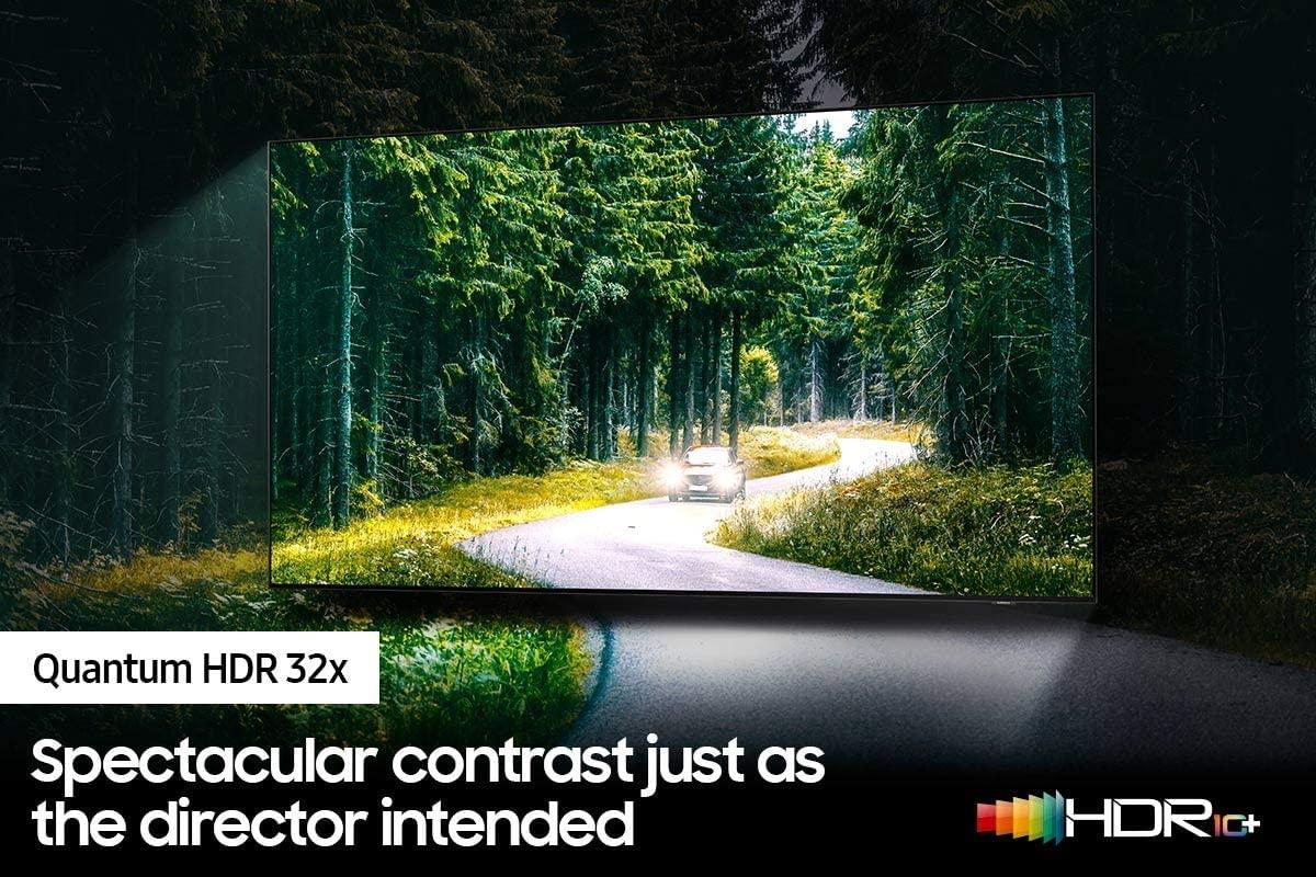 SAMSUNG SAMSUNG 43-Inch Class Neo QLED 4K UHD QN90A Series Mini LED Quantum HDR 24x, Object Tracking Sound+, Ultra Viewing Angle, Smart TV with Alexa Built-In (QN43QN90AAFXZA, 2021 Model), Titan Black