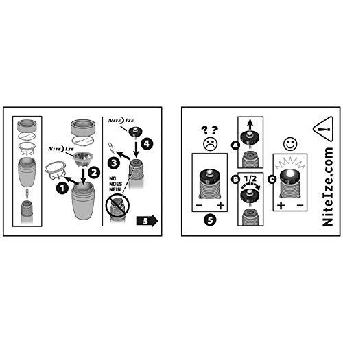 Nite Ize Nite Ize LED Flashlight Upgrade, Fits AA Mini Maglite, Upgrades Bulb To 30 Lumen LED