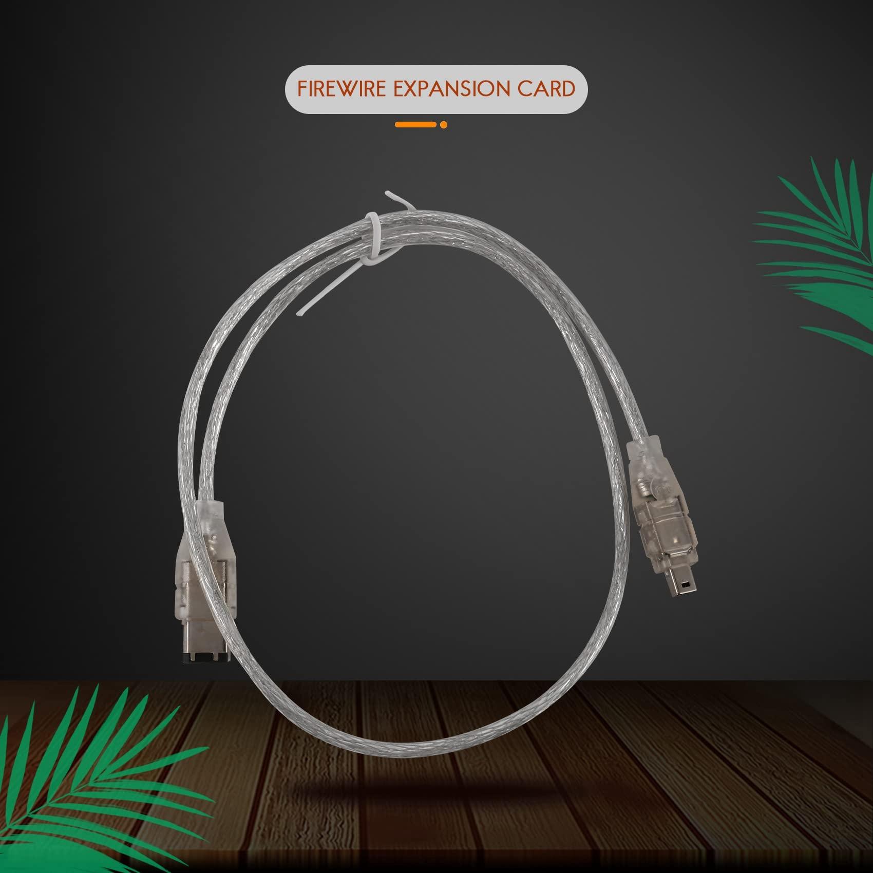 Pasuihcay Pasuihcay 1394 Firewire Card,PCIe 3 Ports 1394A Firewire Expansion Card, PCI Express to External IEEE 1394 Adapter Controller