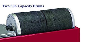 Unknown Dual Drum Rotary Rock Stone Glass Tumbler Polisher 6lbs & Polishing Abrasives