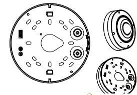 DirectNine Basics HANWHA TECHWIN XNF-9010RV 12 MP IR WDR Outdoor Network Sensor 360 Outdoor Fisheye Camera with 1.08mm Stereographic Type Lens, White.