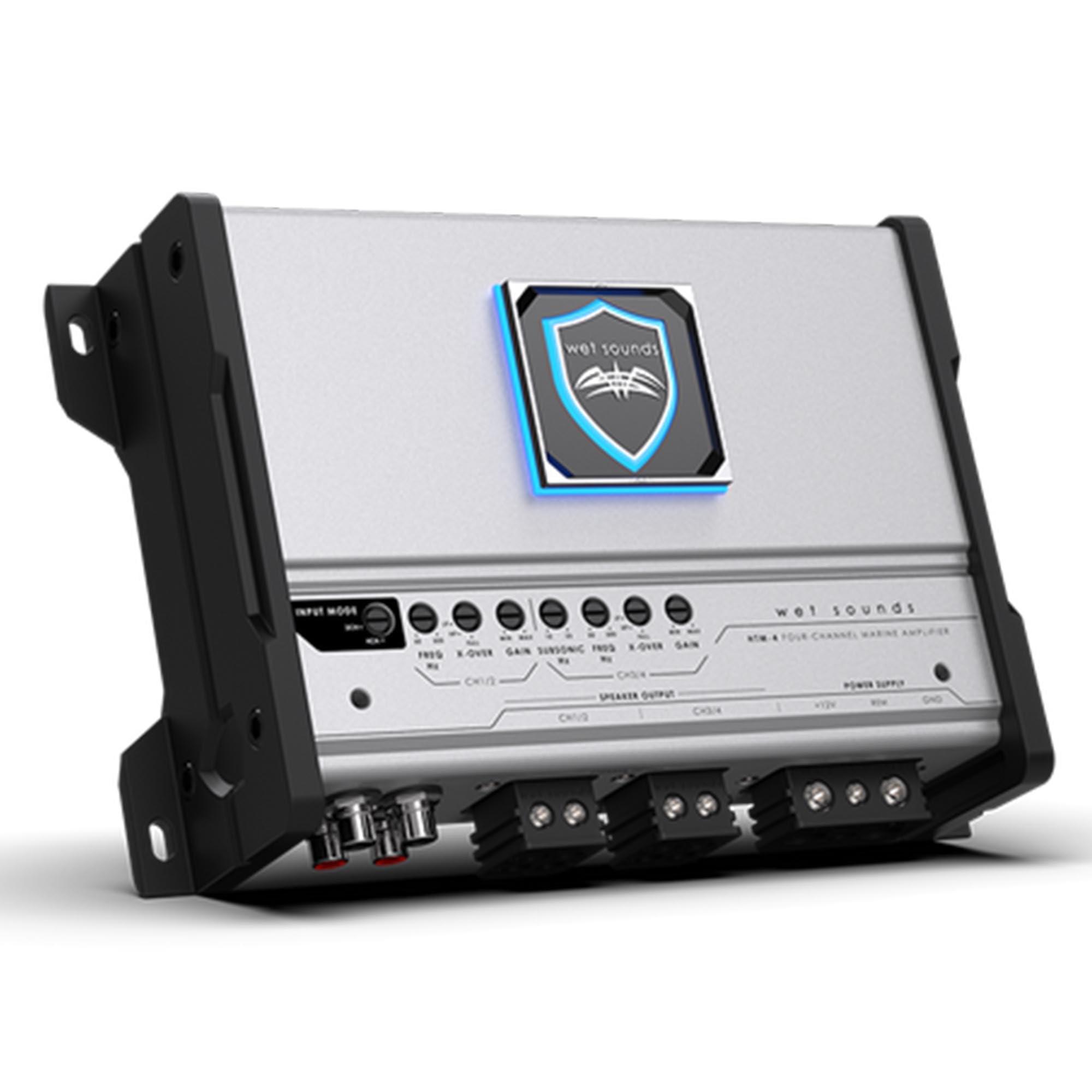 wet sounds HTM-4 | Wet Sounds Full-Range Class-D 4-Ch. Amplifier