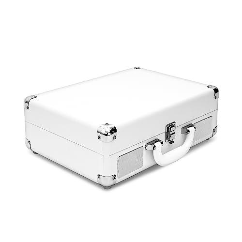 Victrola Victrola VSC-400SB-CNV Bluetooth Suitcase Turntable Canvas - Stickers (White)