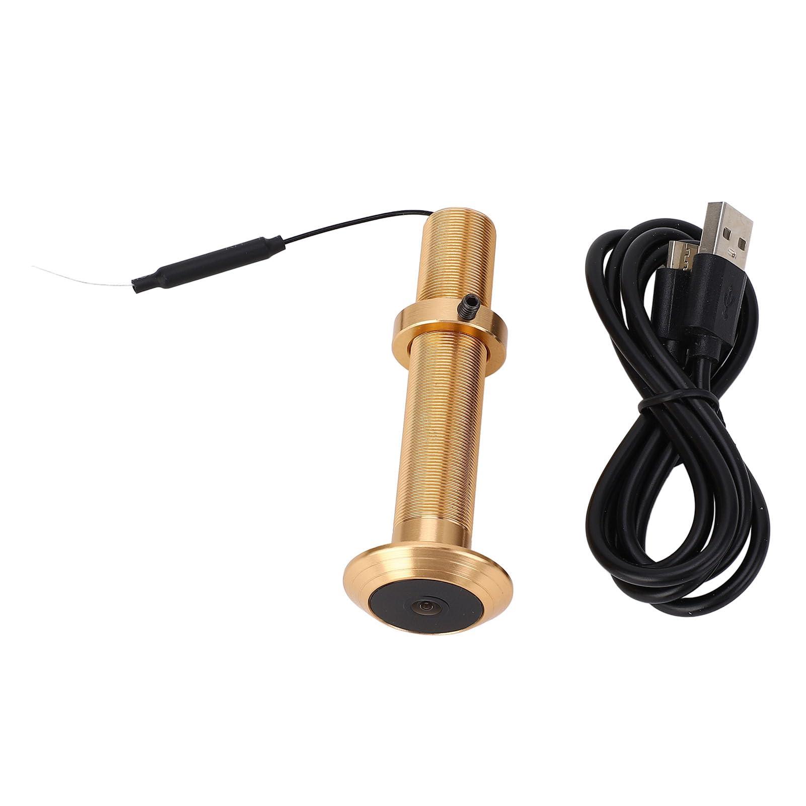 GOWENIC Smart Door Peephole Camera, 1080P HD Door Eye Hole Camera Night Movement Detection Connection, 220 Wide Angle, for Home Security (32GB)