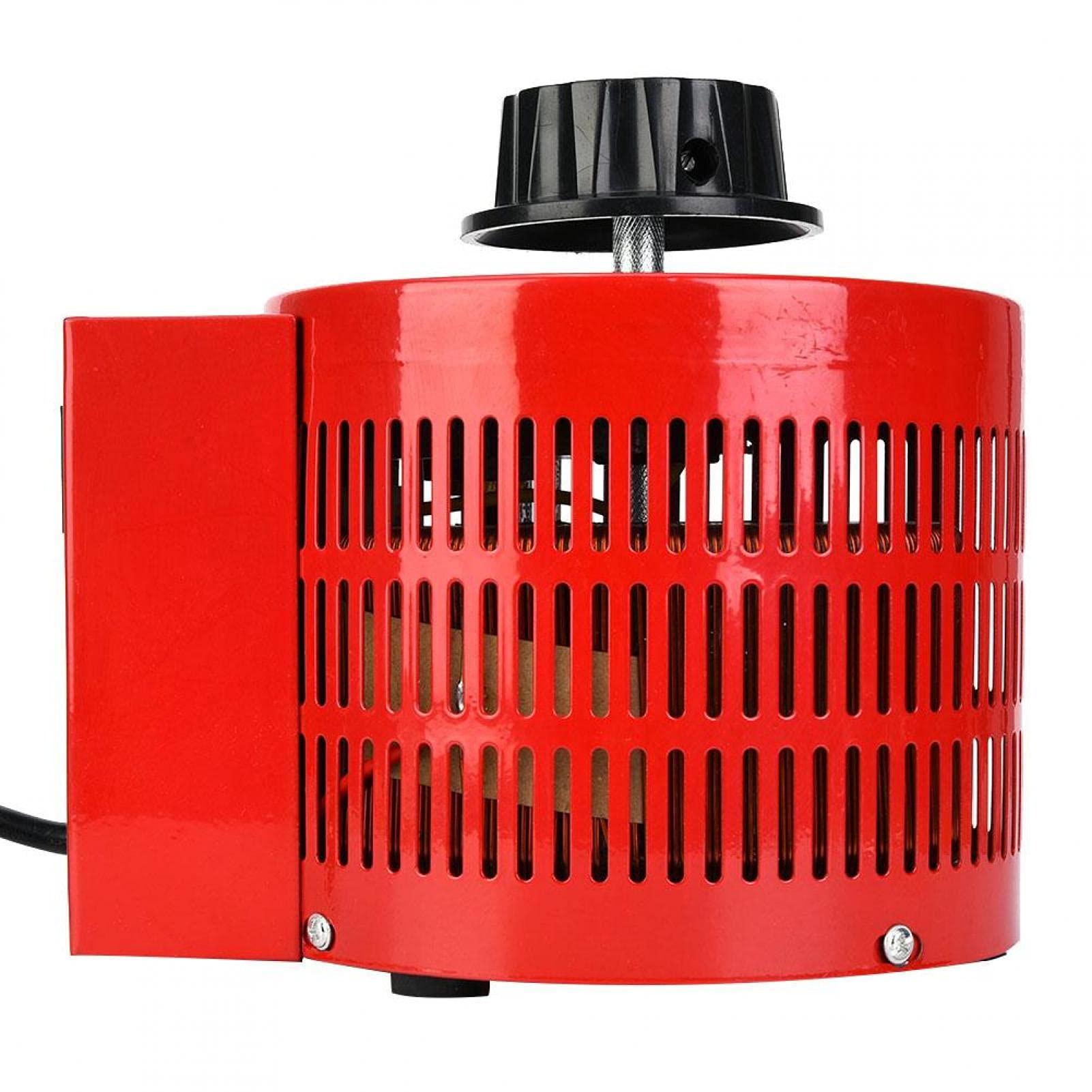 EVTSCAN AC 110V 2000W Voltage Regulator, Automatic Single Phase Variable Transformer Power Supply Output 0~130V 20A, for Science L Film Video Lighting Applications