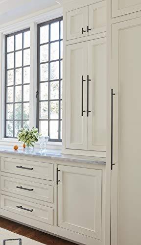 Amerock Amerock | Cabinet Pull | Oil Rubbed Bronze | 21-7/16 inch (544 mm) Center to Center | Bar Pulls | 1 Pack | Drawer Pull | Drawer Handle | Cabinet Hardware