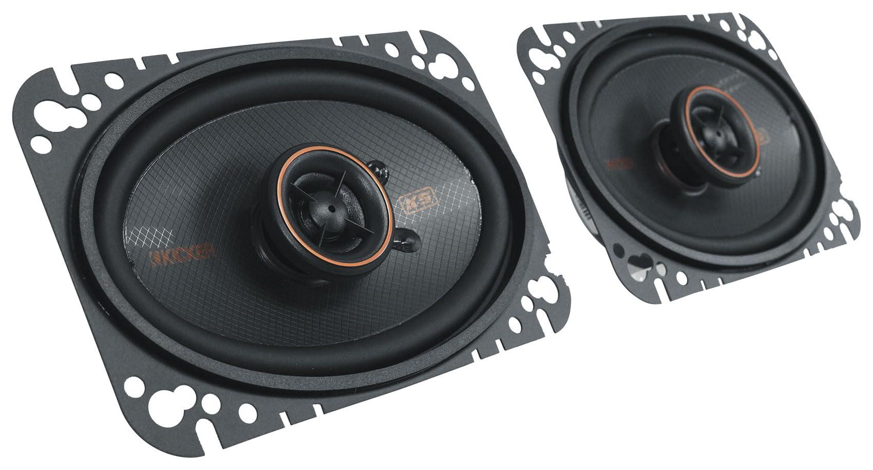 Audiosavings Audiosavings Bundle: (2) Pair Kicker 51KSC4604 4x6 75 Watt RMS Car Audio Speakers KSC4604 KSC460 (Items 4)