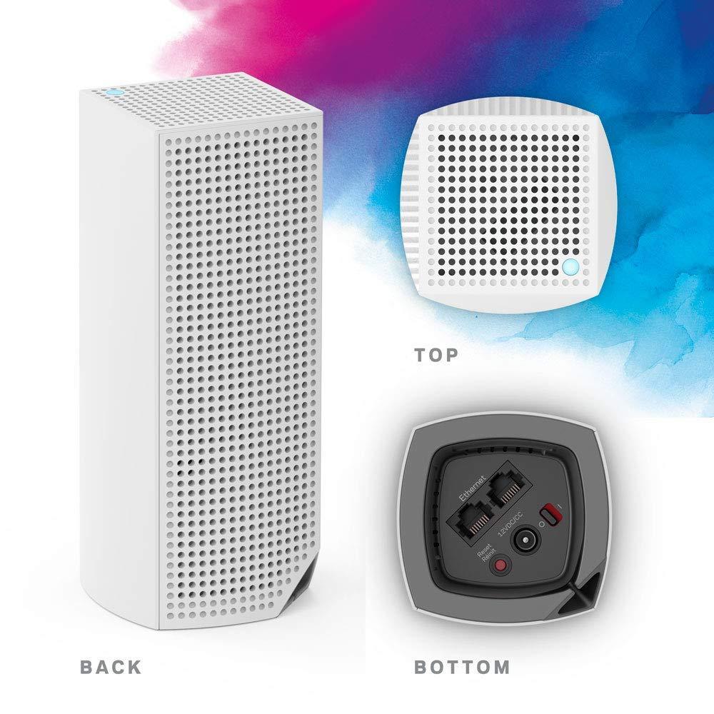 Linksys Linksys Velop Mesh Home WiFi System, 6,000 Sq. ft Coverage, 60+ Devices, Speeds up to (AC2200) 2.2Gbps - WHW0303