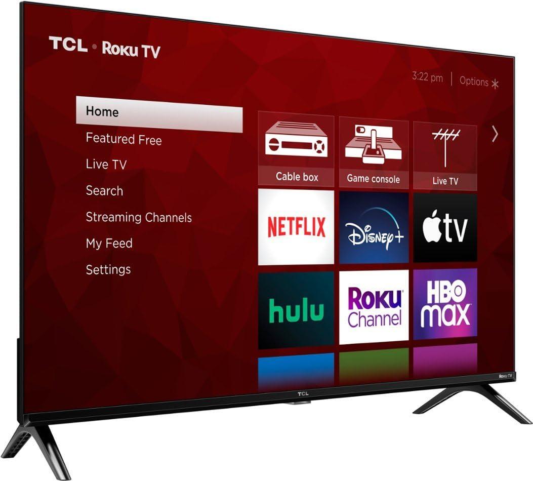 TCL TCL 32-Inch Class 3-Series Full HD 1080p LED Smart TV with Dual-Band WiFi Works with Popular Voice Assistants 32S357 (Renewed)